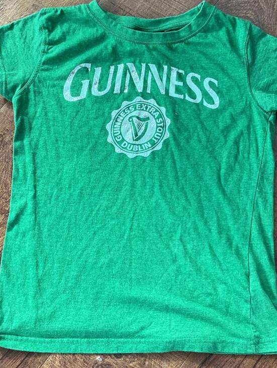 Guinness Tops - Green Guinness Extra Stout T-Shirt Size S